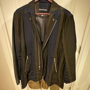 John Varvatos Linen Painters Coat